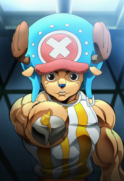 바키 그림체로 만든 원피스 캐릭터