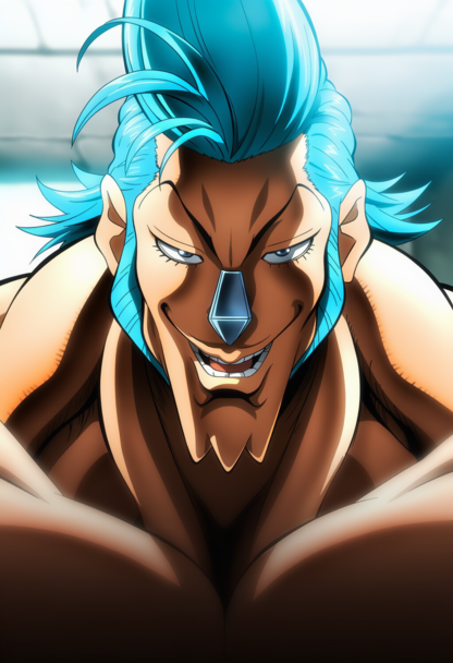 바키 그림체로 만든 원피스 캐릭터