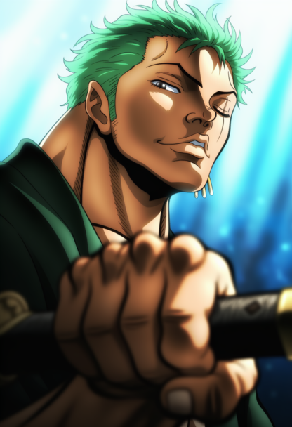 바키 그림체로 만든 원피스 캐릭터