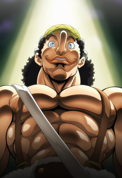 바키 그림체로 만든 원피스 캐릭터