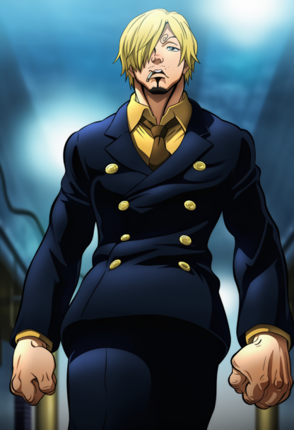 바키 그림체로 만든 원피스 캐릭터