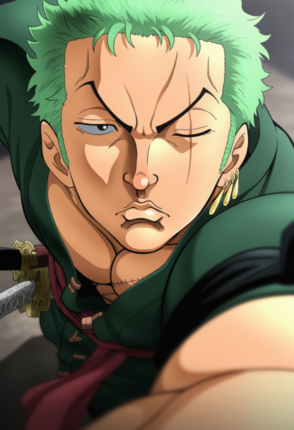 바키 그림체로 만든 원피스 캐릭터