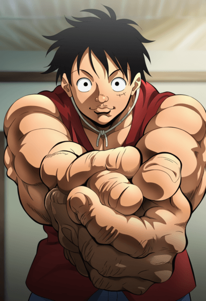 바키 그림체로 만든 원피스 캐릭터