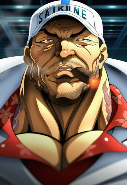 바키 그림체로 만든 원피스 캐릭터