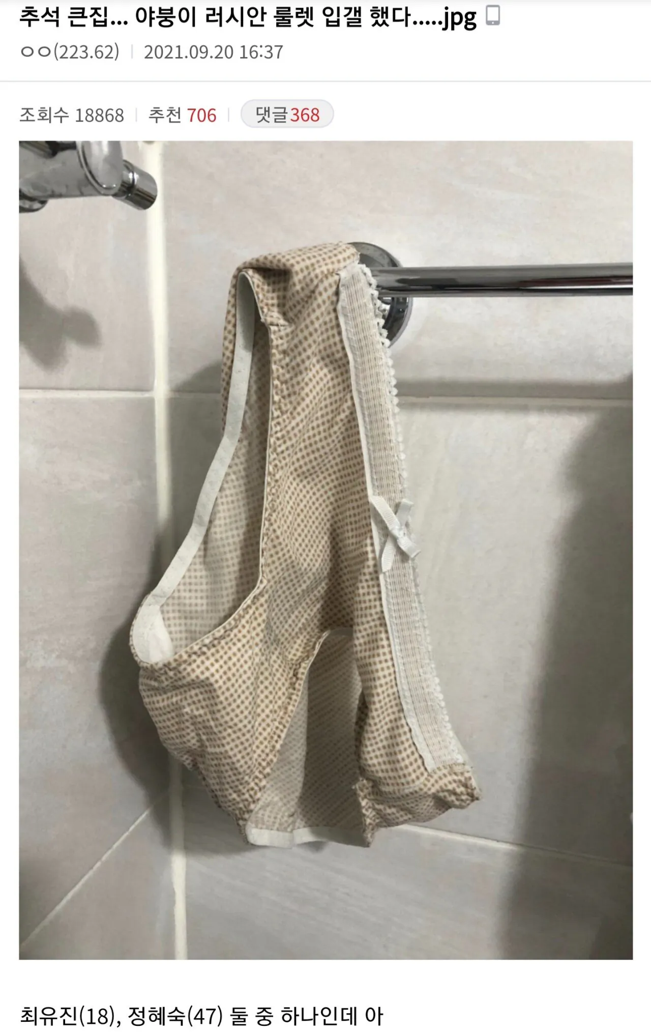 다시보는 디씨 명절 레전드 ㅋㅋㅋ