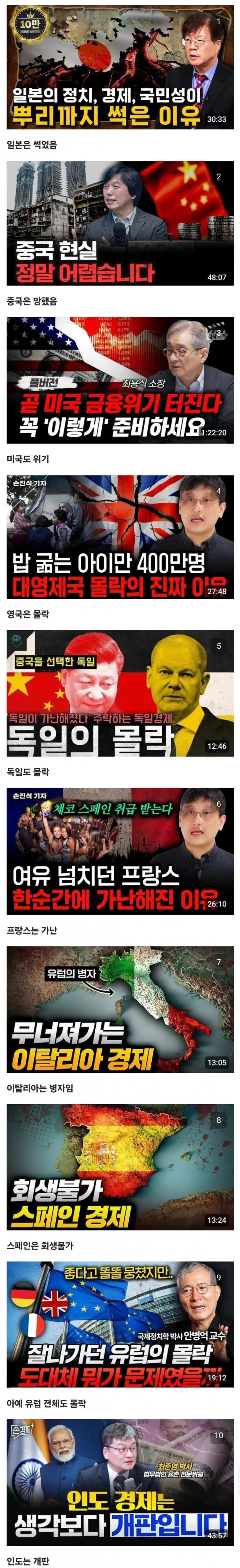 지구촌 전세계 근황