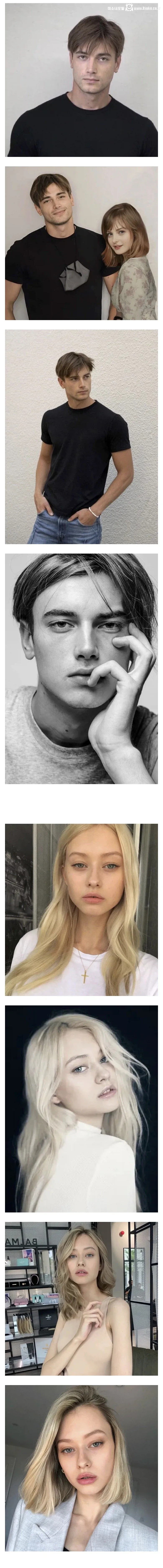 바하 주인공들 실제 페이스모델들 1