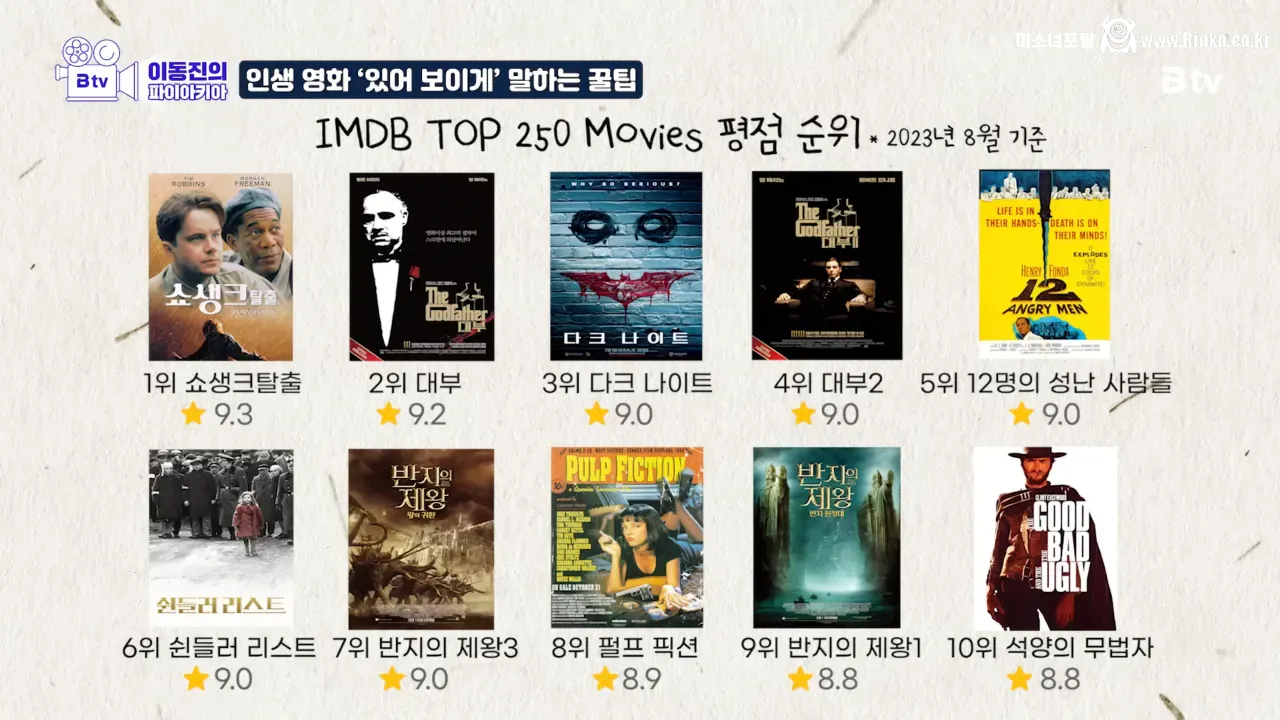 이동진이 말하는 인생 영화 있어 보이게 말하는 팁 8