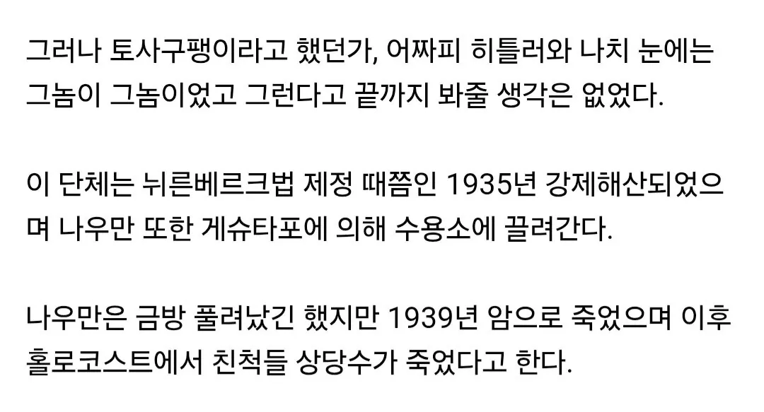 히틀러를 지지한 유대인 단체
