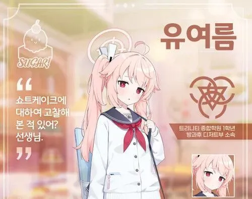 블루 아카이브 캐릭터들 한국식 이름