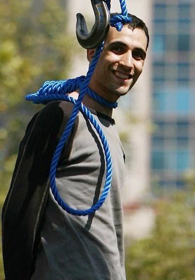 교수형 당하기 전 마지막 모습