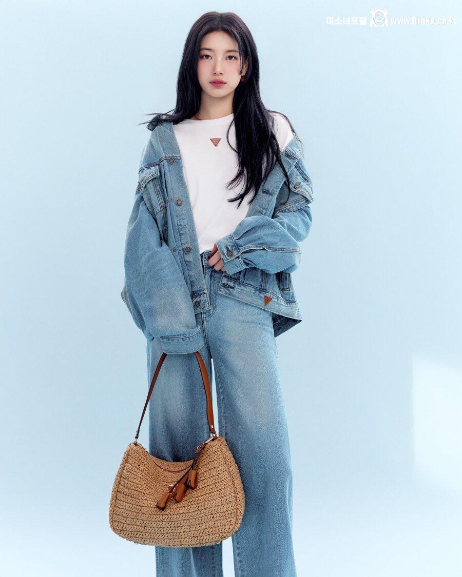 10년 째 게스 모델 재계약한 수지 봄 화보 6