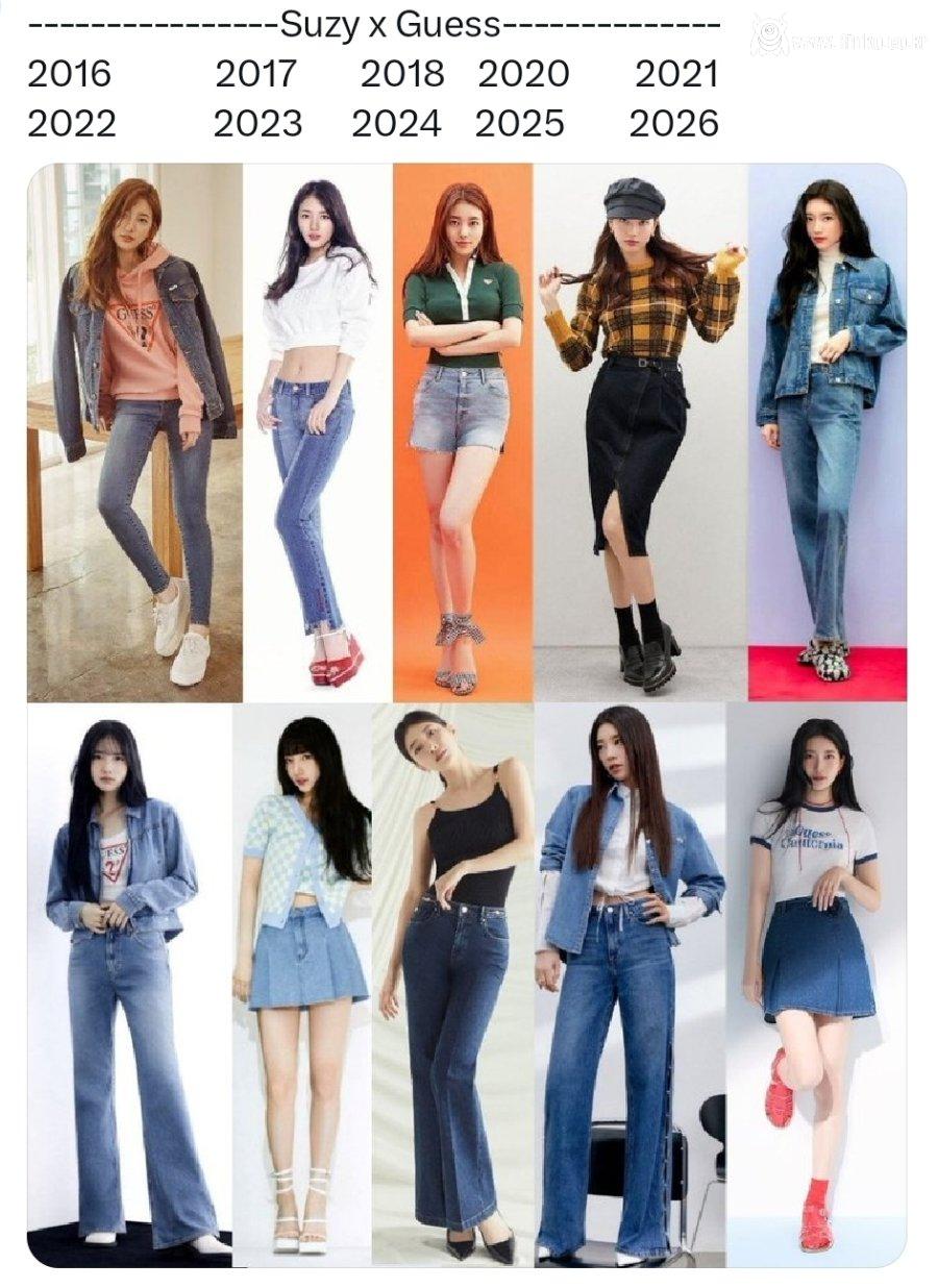 10년 째 게스 모델 재계약한 수지 봄 화보 1