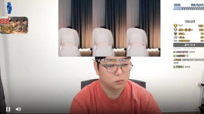 집안에 바람직한 의상입은 아내 1