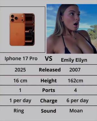 눈나 BJ 아이폰과 본인의 스펙을 비교하는 유머러스한 영상 리뷰 1