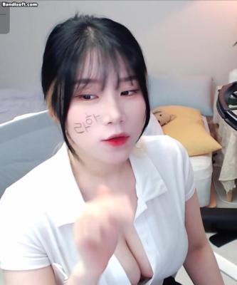 감질맛나게 보여주는 거유 여캠 1