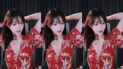 옷 공사하느라 오래 걸렸다는 여캠 1